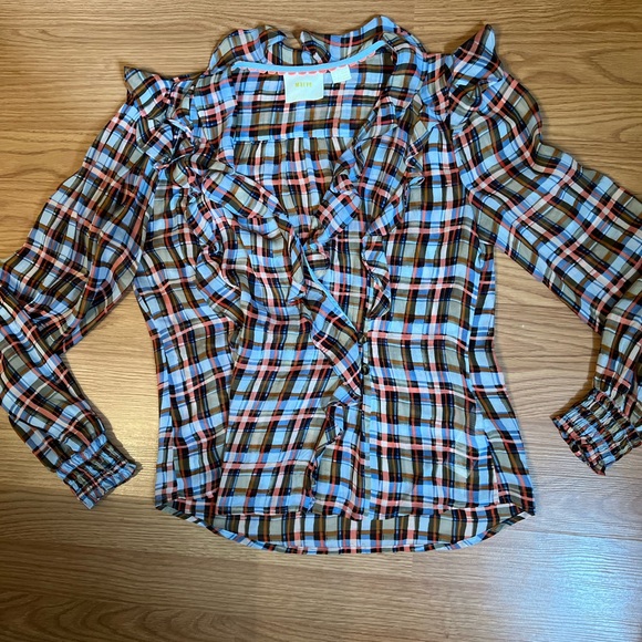 Maeve by Anthropologie Ruffled Blouse - Picture 2 of 7